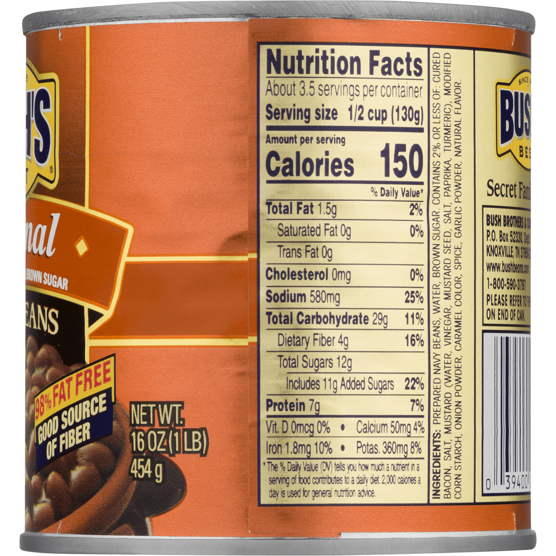33 Baked Beans Nutrition Label
