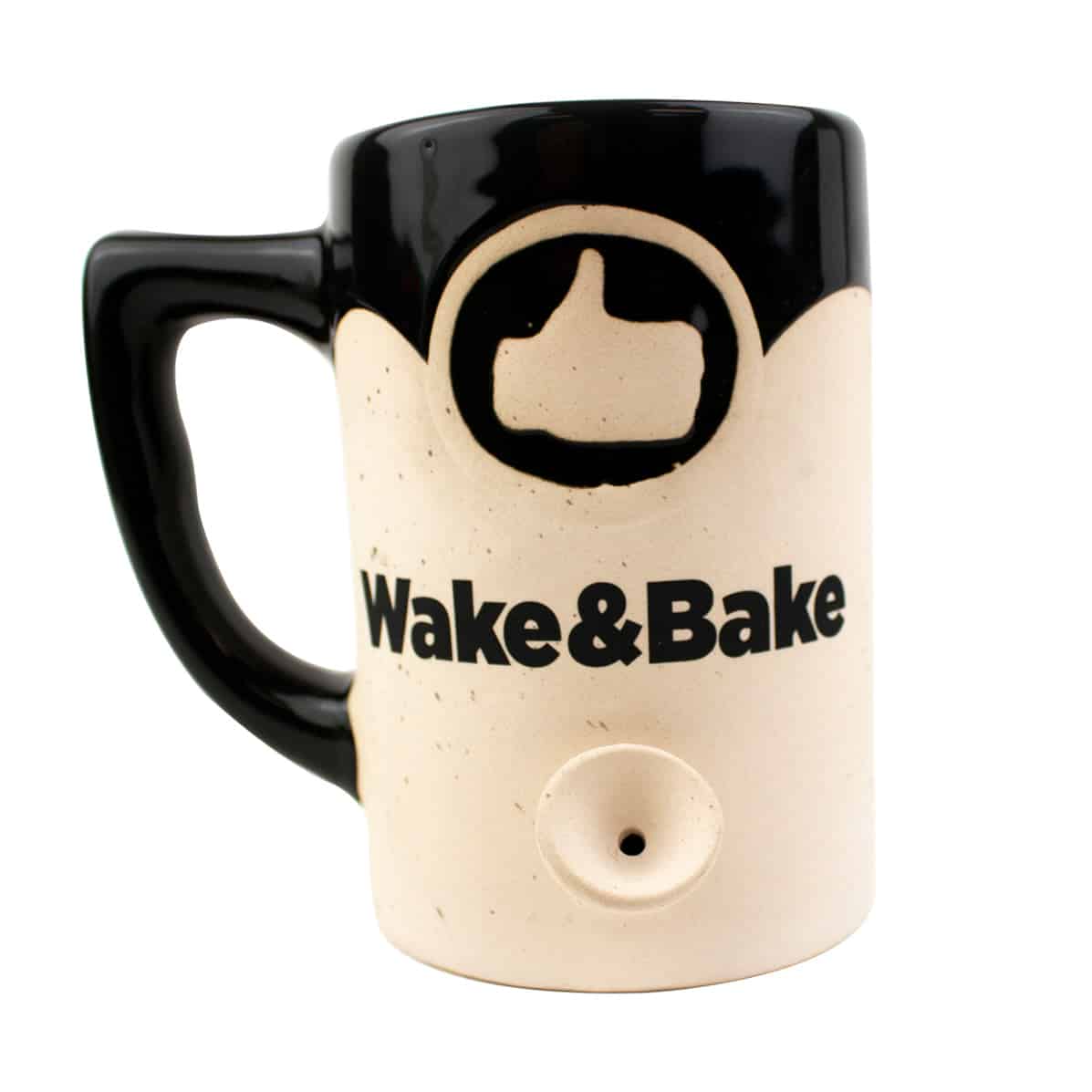 5"  Wake and Bake Smoking Pipe Mug  Smoketokes