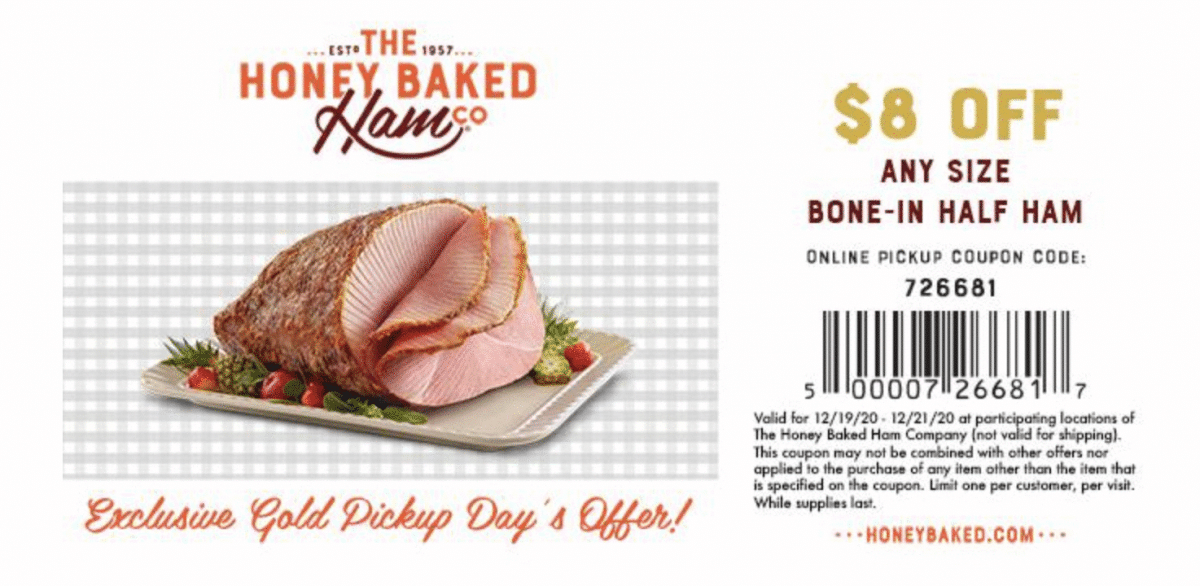 50% OFF HoneyBaked Ham Coupons, Promo Codes February 2021