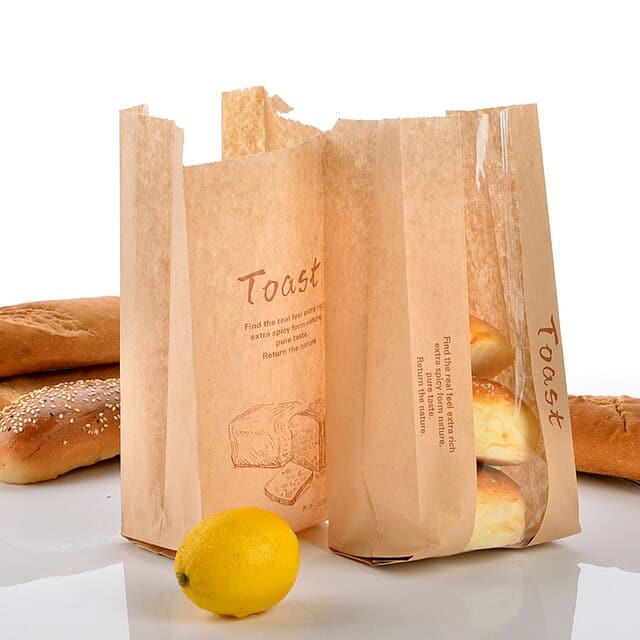Aliexpress.com : Buy 29.5*12*8.5cm Creative Kraft Toast Sandwich Bag ...