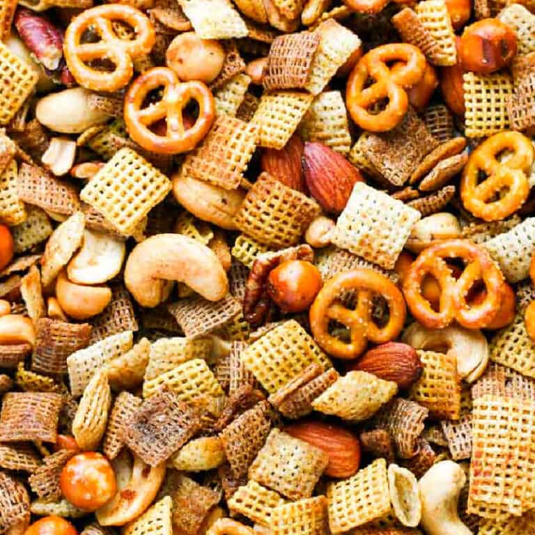 Amazing Party Chex Mix {Oven Baked}