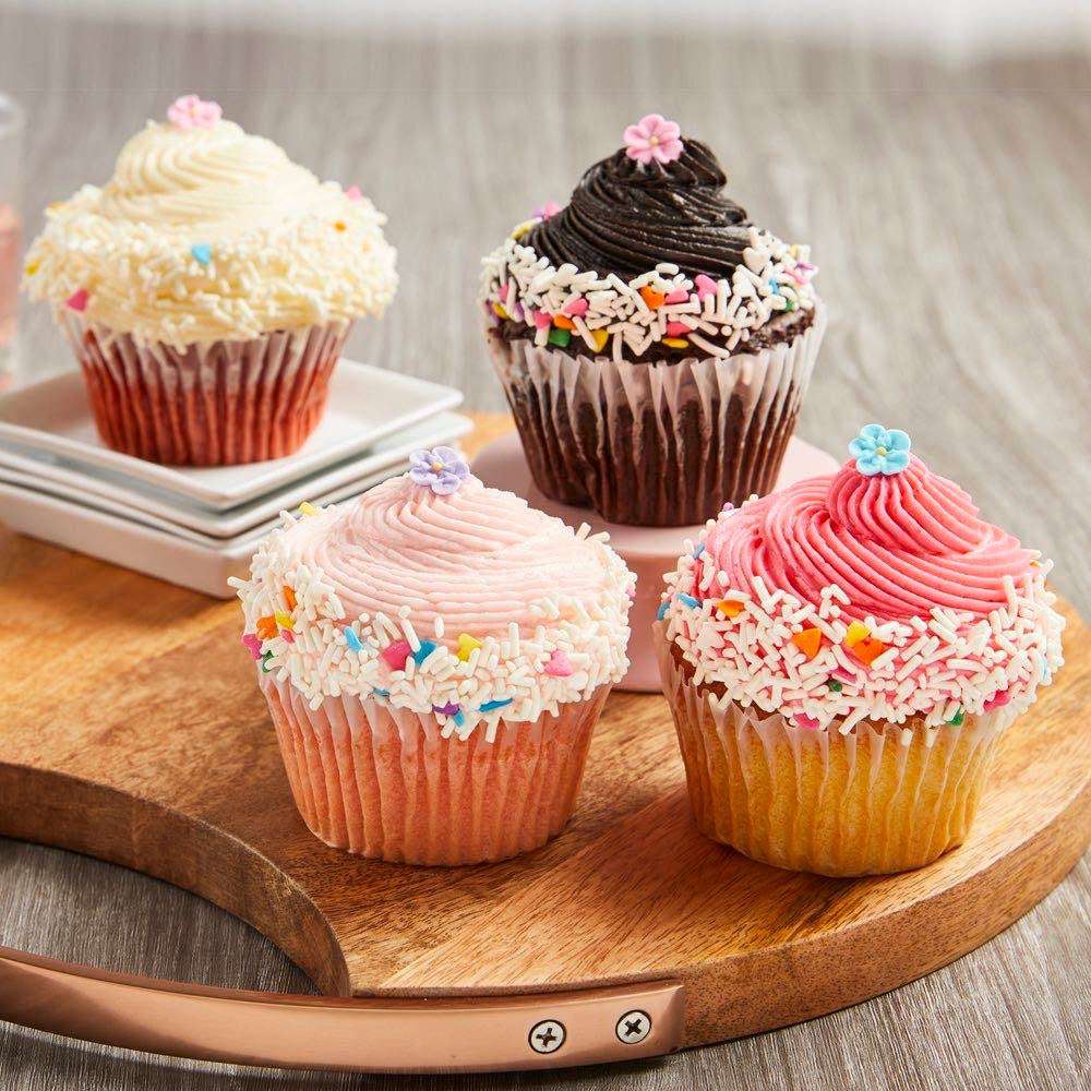 Bake Me A Wish + JUMBO Mothers Day Cupcakes (4, Serves 6