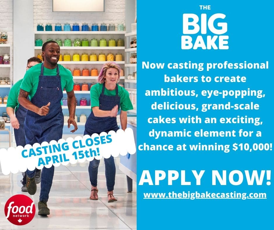 Bake your way to 10K: The Big Bake casting bakers