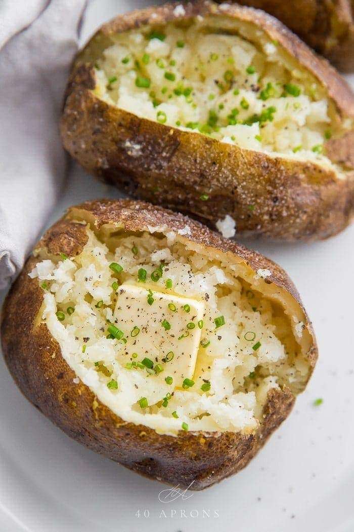 Baked Potatoes on the Grill