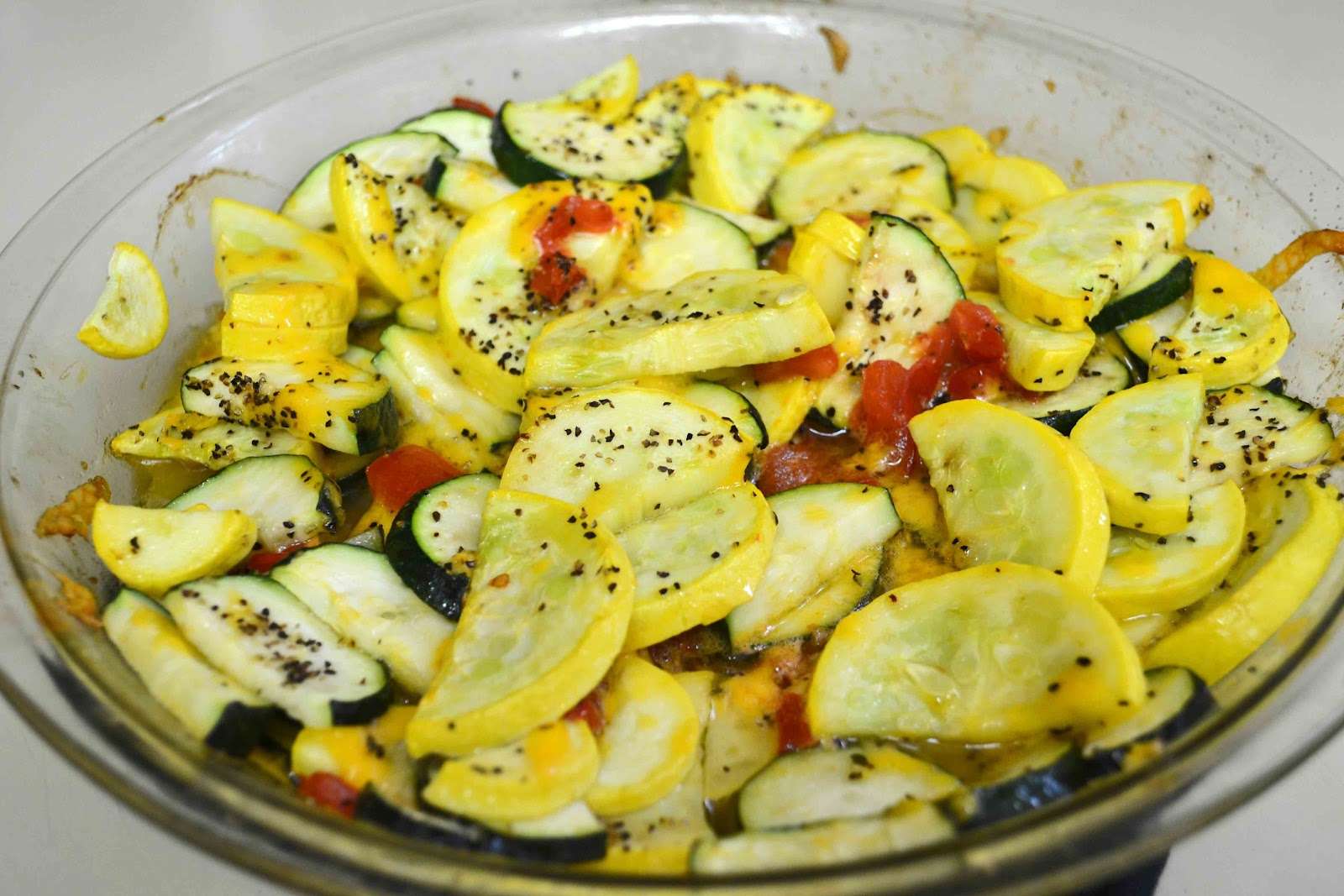 Baked Summer Squash with Cheese