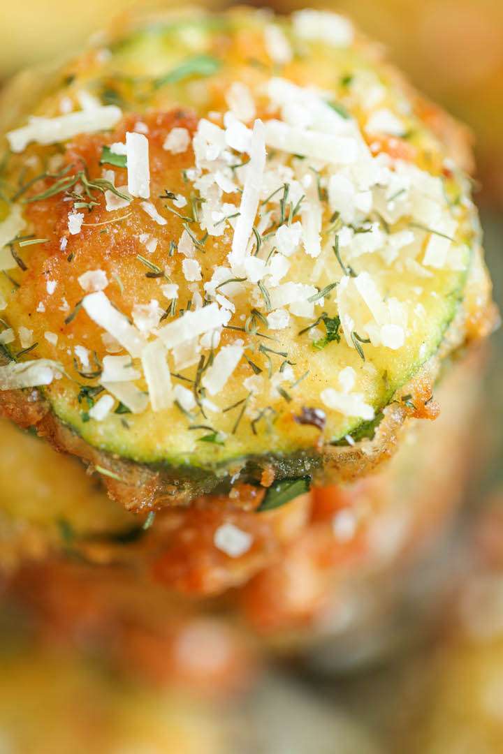 Baked Zucchini Ranch Parmesan Chips