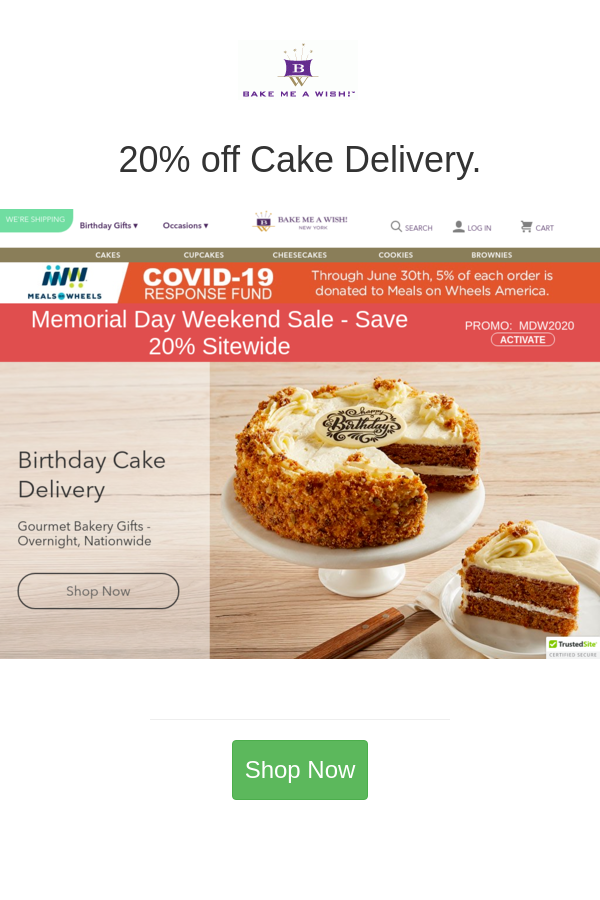 Best deals and coupons for Bake Me A Wish in 2020