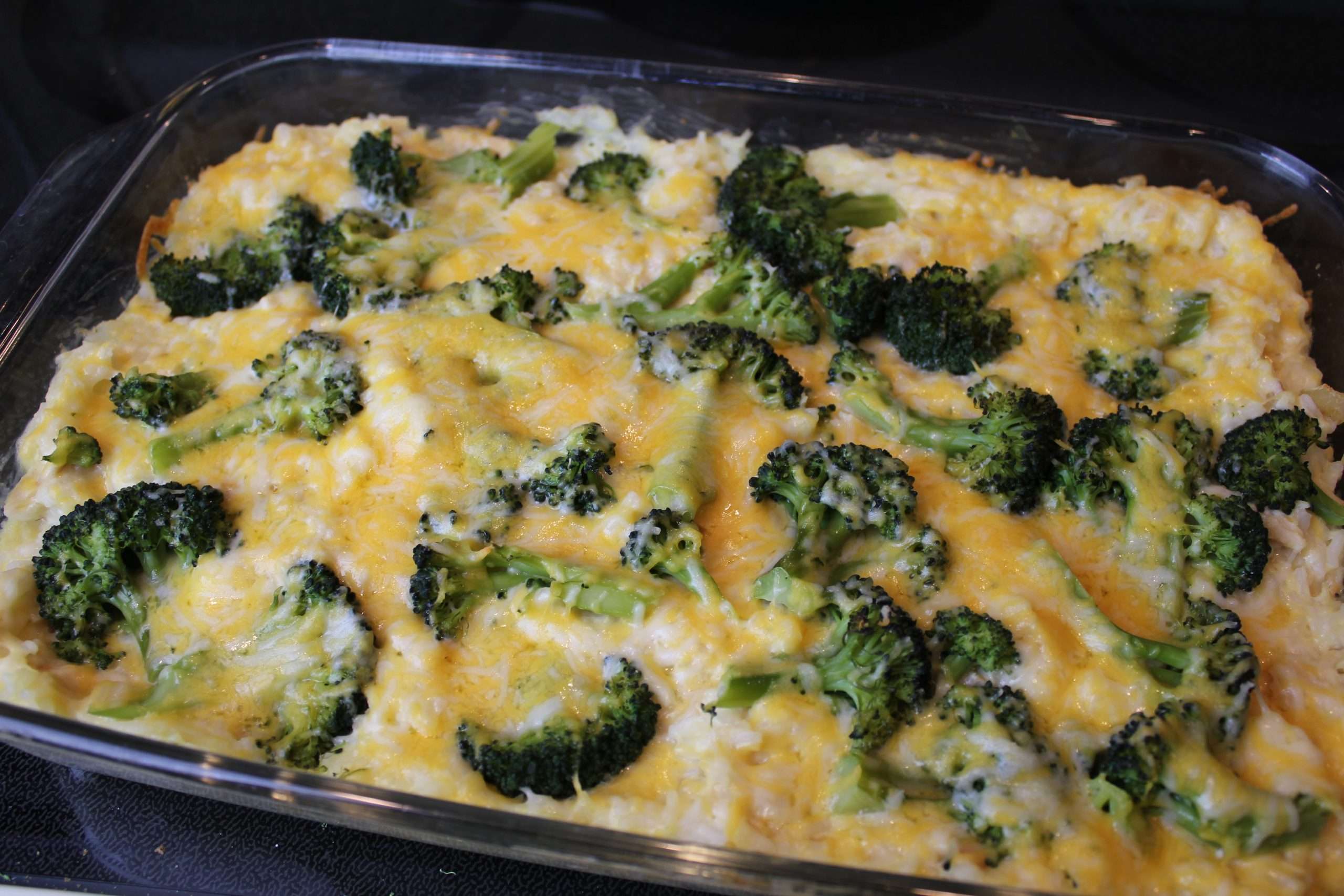 chicken and broccoli pasta bake with campbell