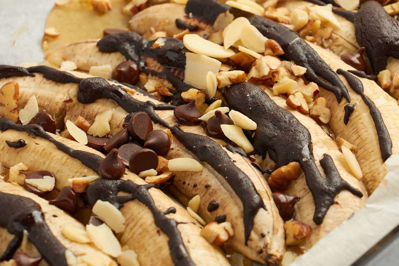 Chocolate Baked Bananas: easy preparation but the result ...