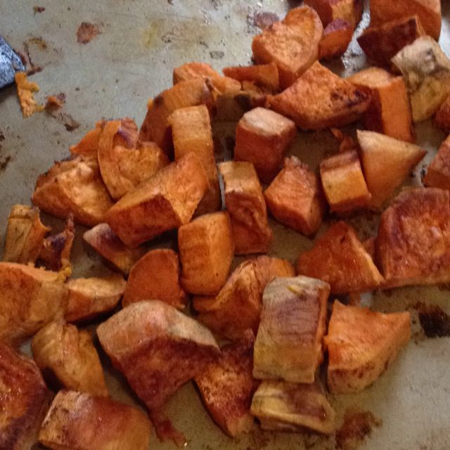 Clean carb source for intermittent fasting. Baked sweet potatoes with ...