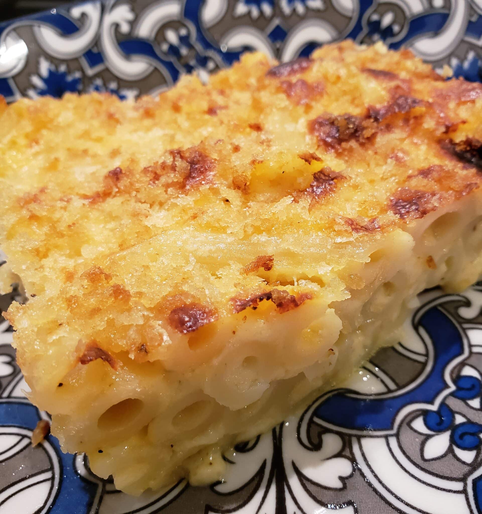 Creamy Cheddar and Gruyere Baked Mac &  Cheese