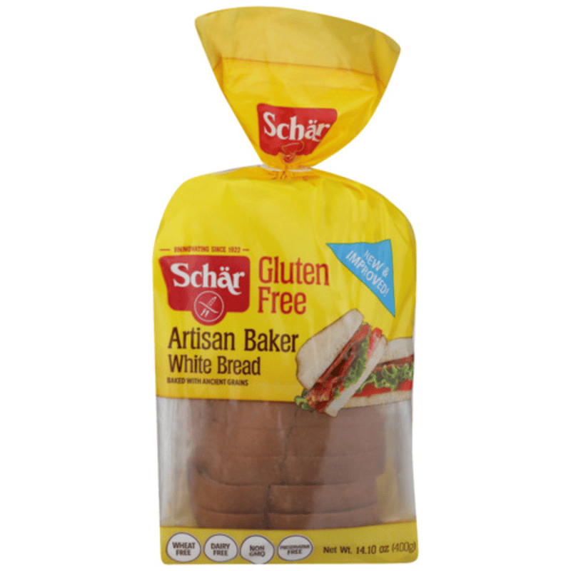 Dr. Schar White Bread, Gluten Free, Artisan Baker (14.1 oz) from ...