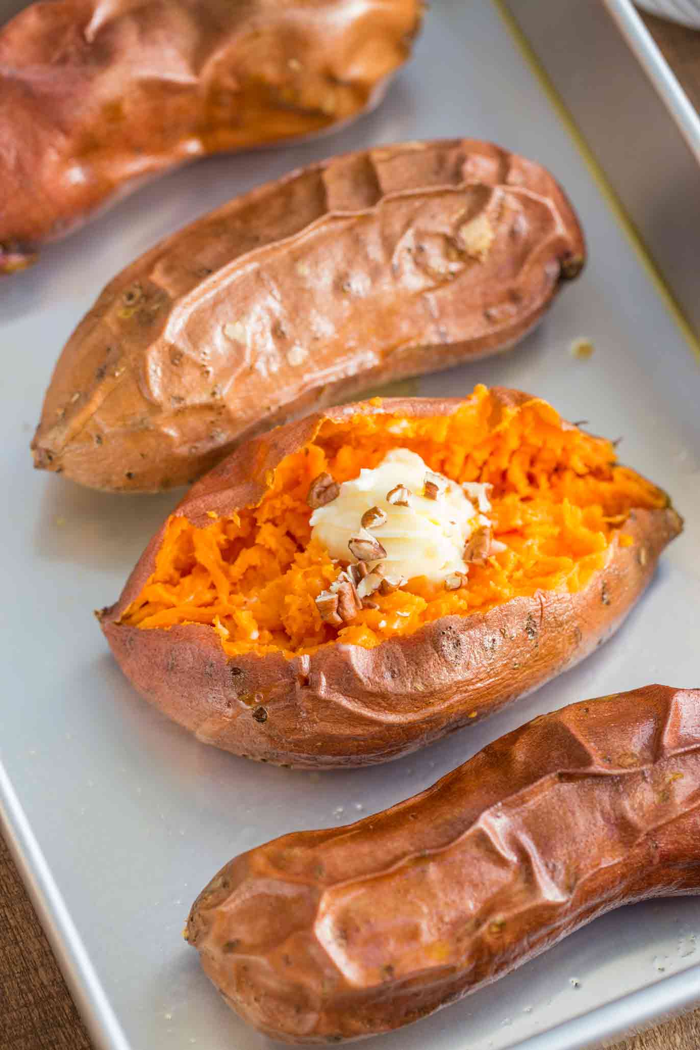 Easy Baked Sweet Potatoes