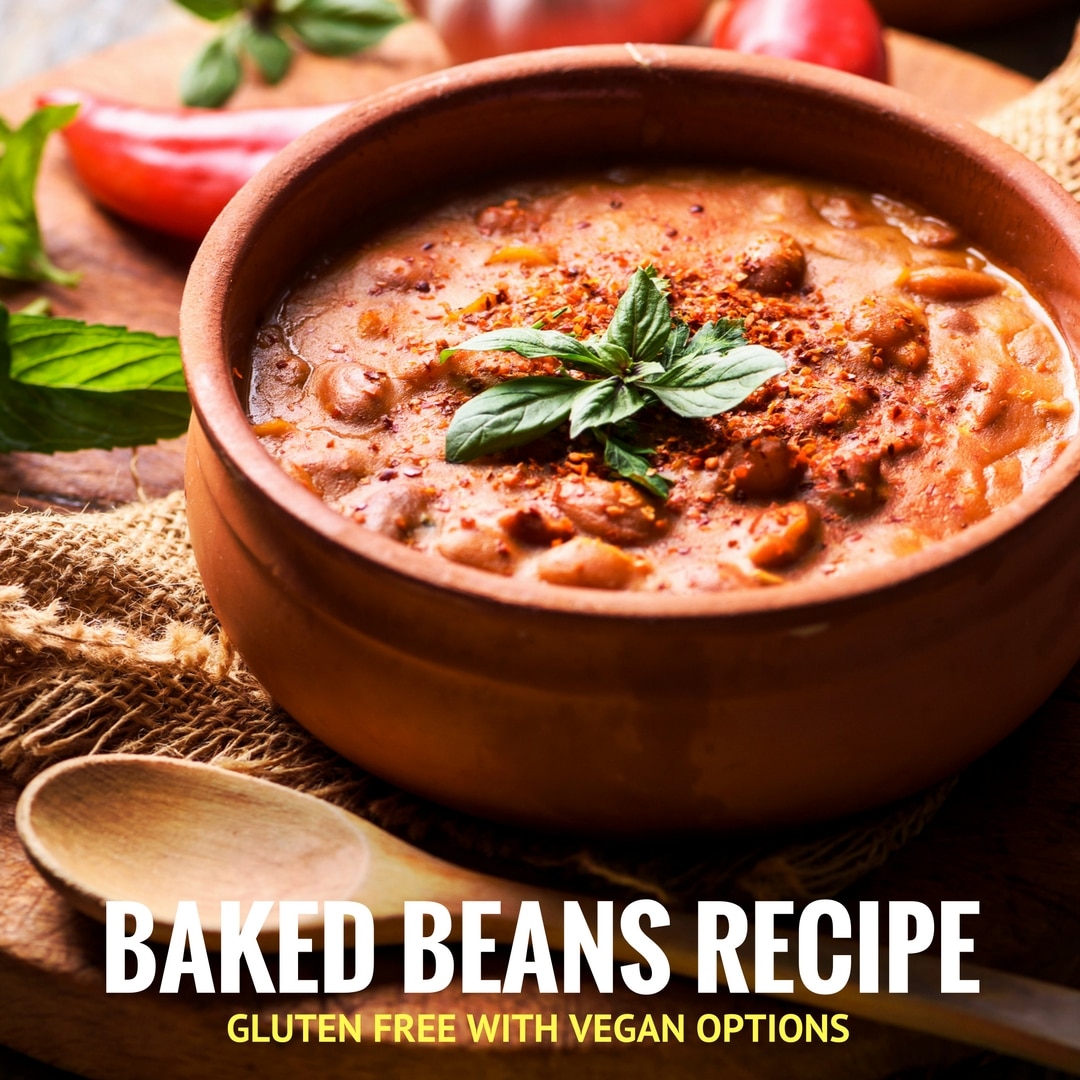 EASY Gluten Free Baked Beans Recipe with Vegan Options