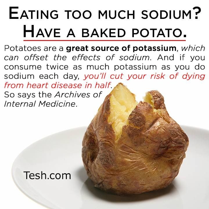 Eating Too Much Sodium? Have a Baked Potato