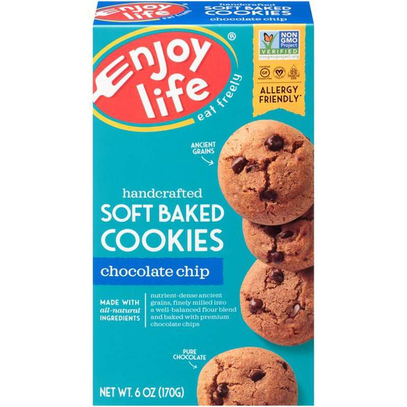 Enjoy Life Chocolate Chip Handcrafted Soft Baked Cookies (6 oz)