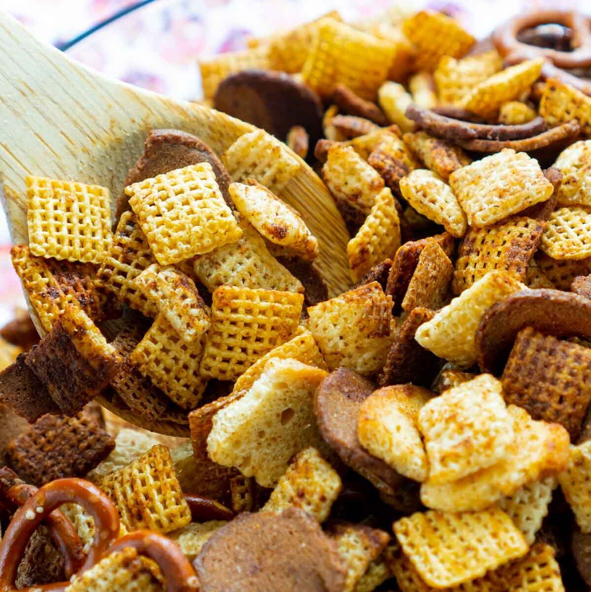 Homemade Chex Mix {Oven Baked!}