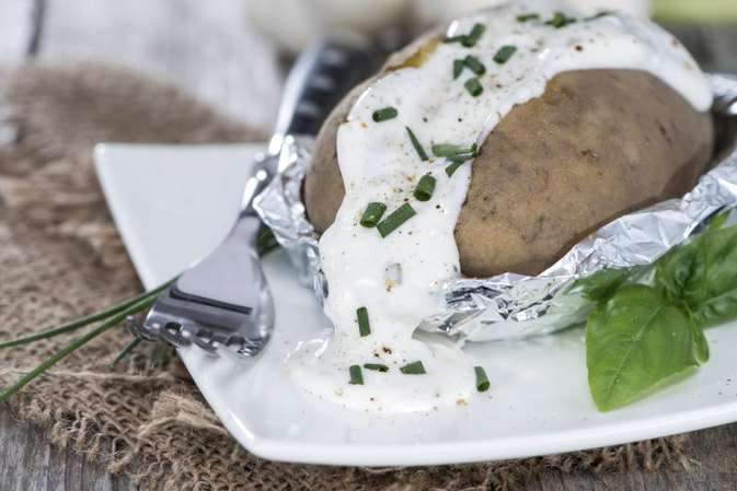 How to Bake a Potato in a Convection Oven Wrapped in ...
