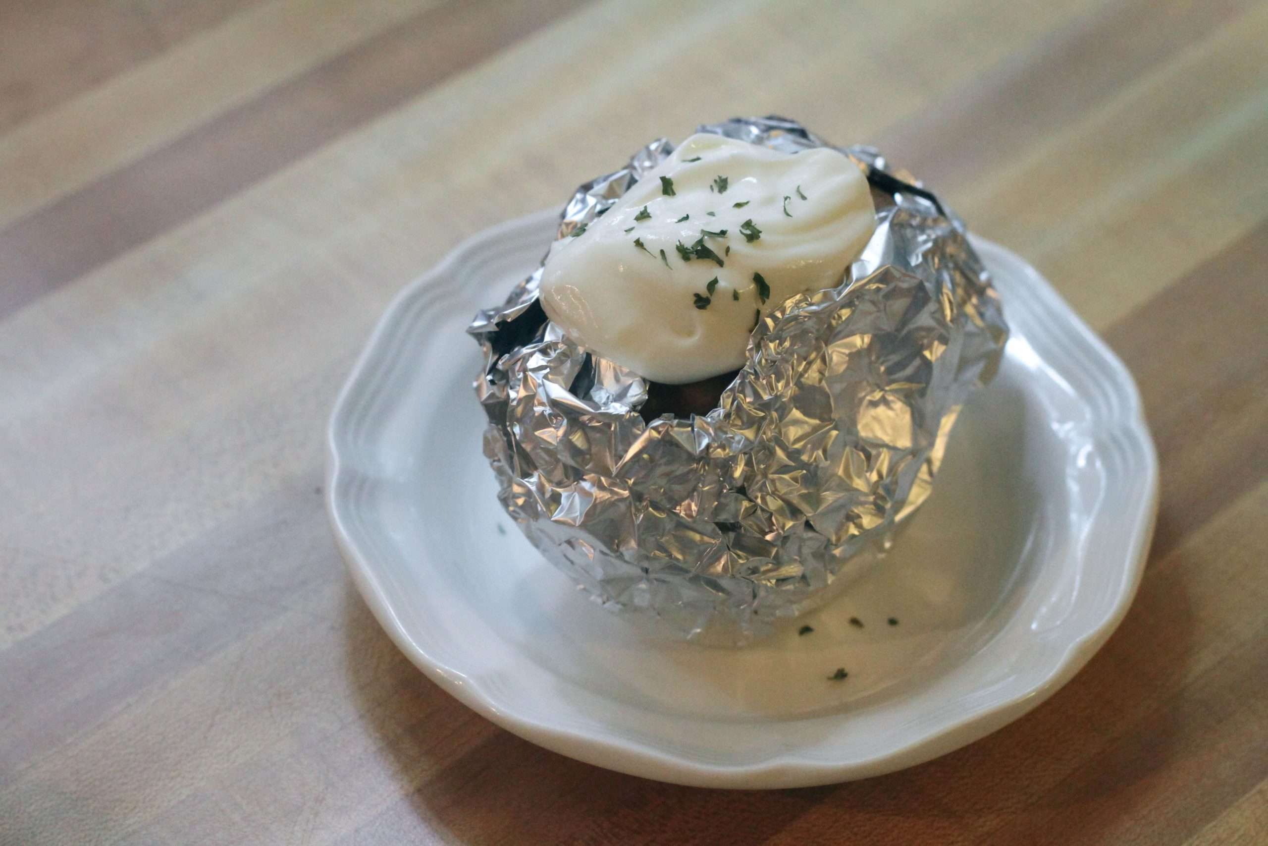 How to Bake a Potato in Tin Foil