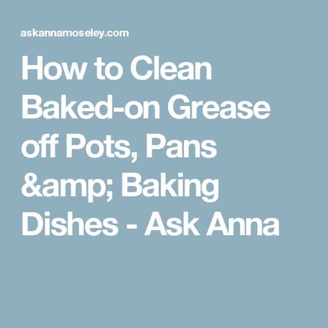 How to Clean Baked