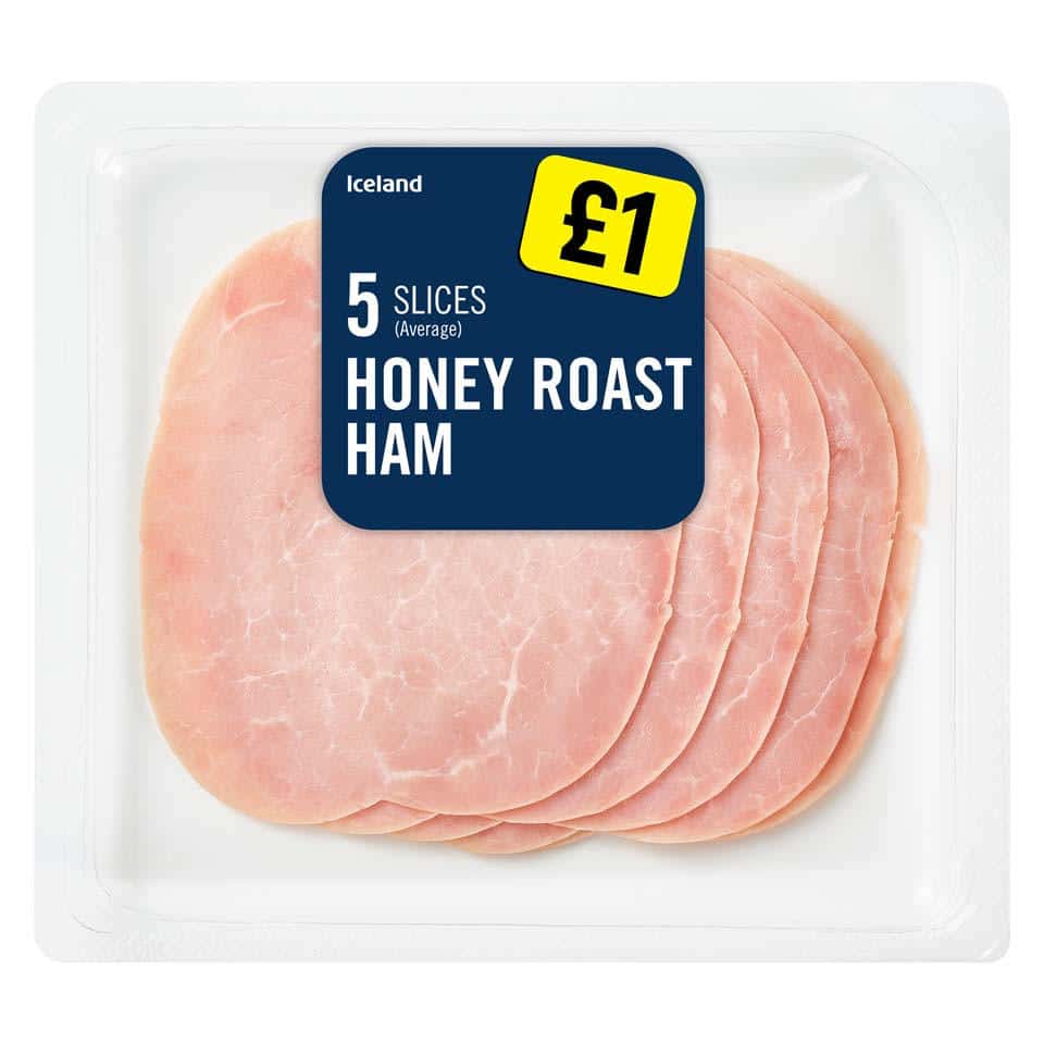 Iceland Honey Roast Ham 70g