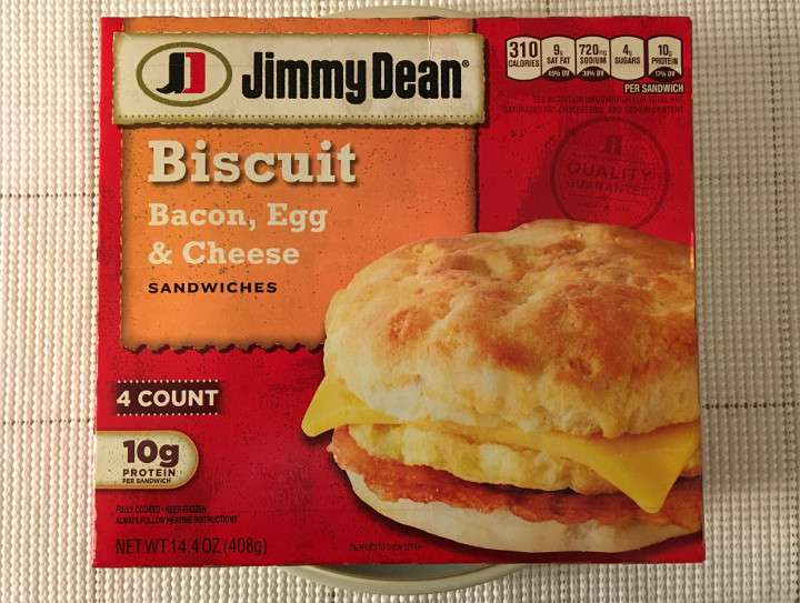 Jimmy Dean Bacon, Egg &  Cheese Biscuit Sandwiches Review ...