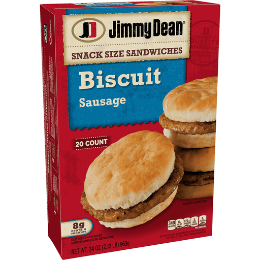 Jimmy Dean® Snack Size Sausage Biscuit Sandwiches, 20 ...