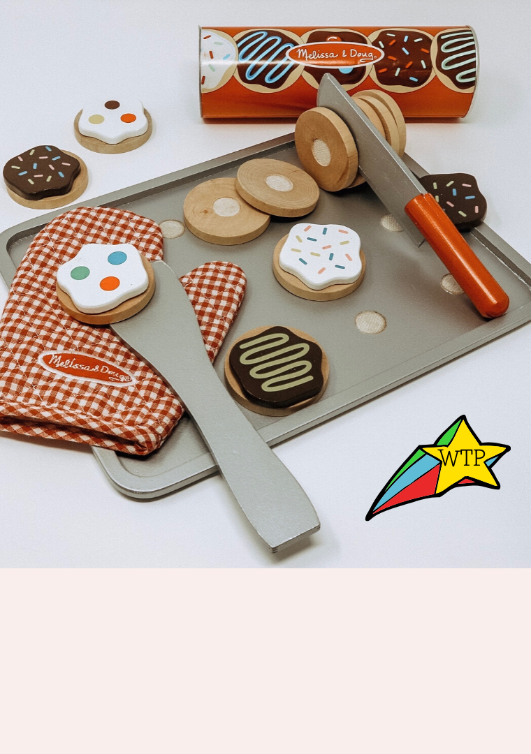 Melissa and Doug Slice and Bake Wooden Cookie Play Food Set