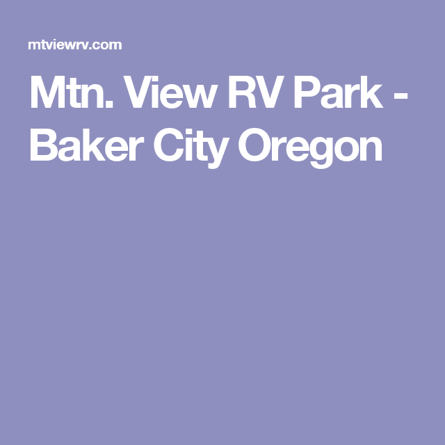 Mtn. View RV Park