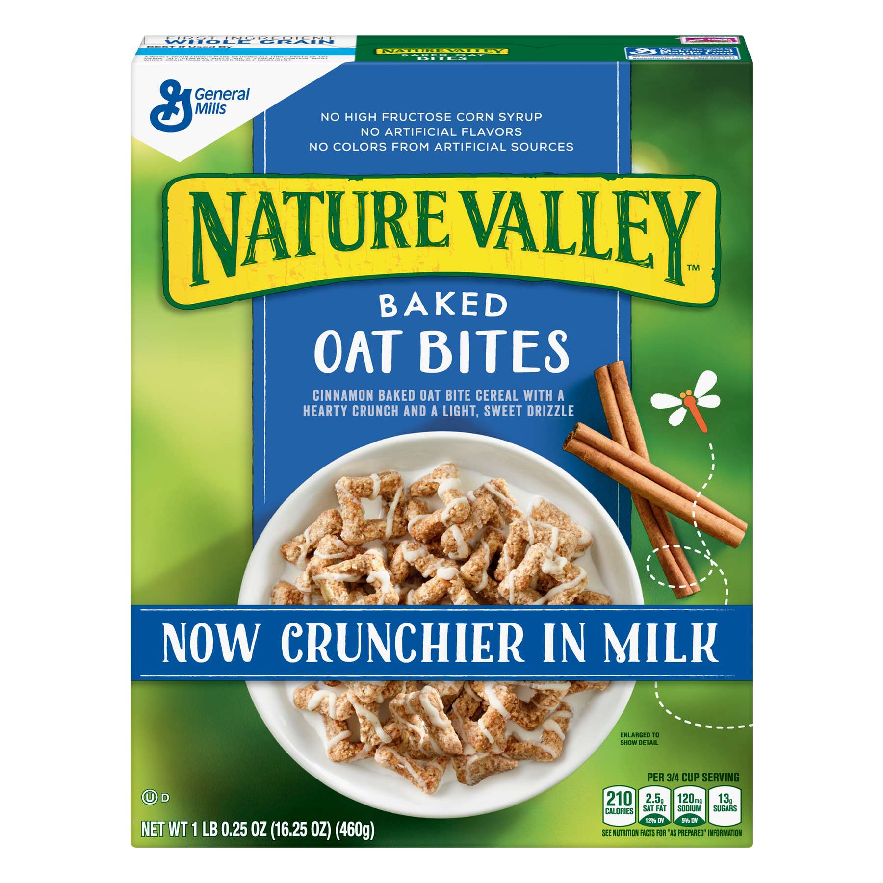 Nature Valley Cereal, Baked Oat Bites, 16.25 oz Box ...