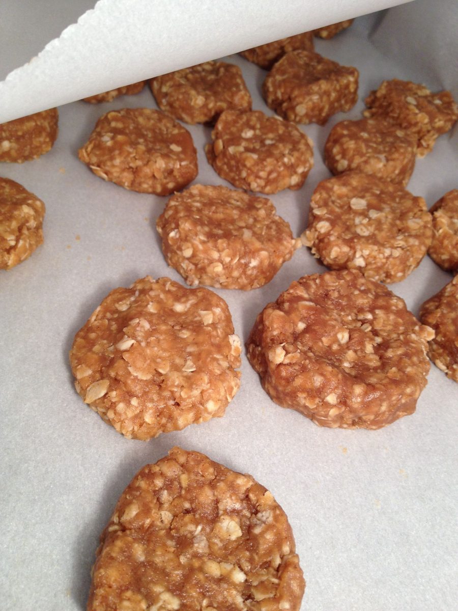 No bake peanut butter &  oat dog treats Recipe by jasmine82
