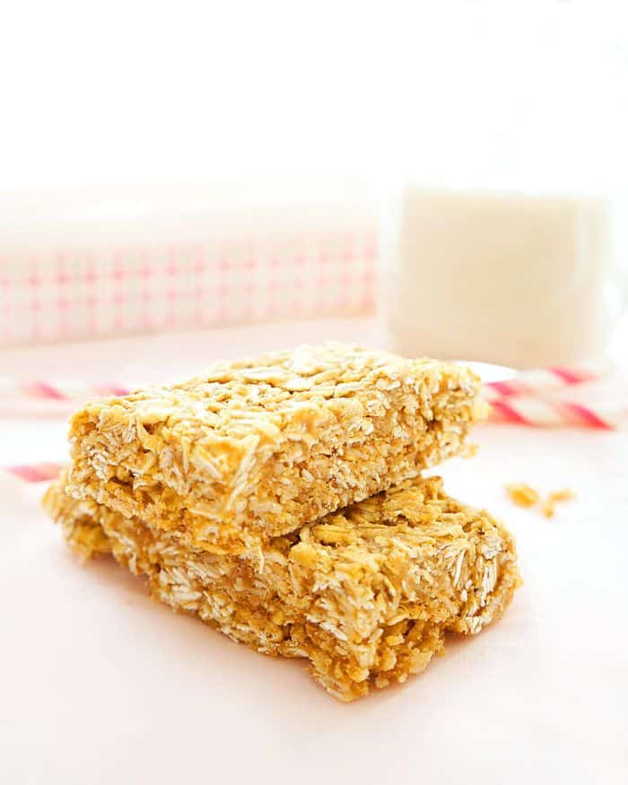 No Bake Peanut Butter Protein Bars