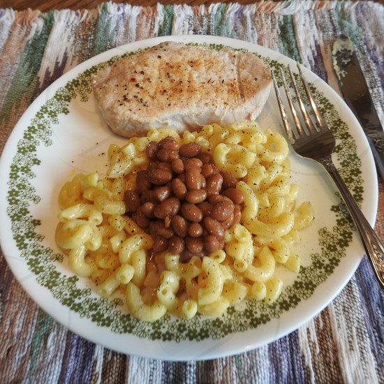 Nothing better than mac &  cheese with baked beans for dinner. by Pamela ...