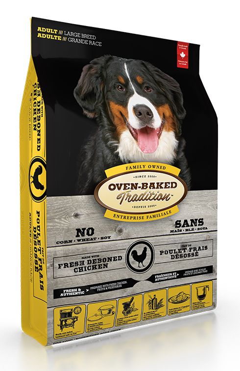 Oven Baked Large Breed Chicken Dog Food