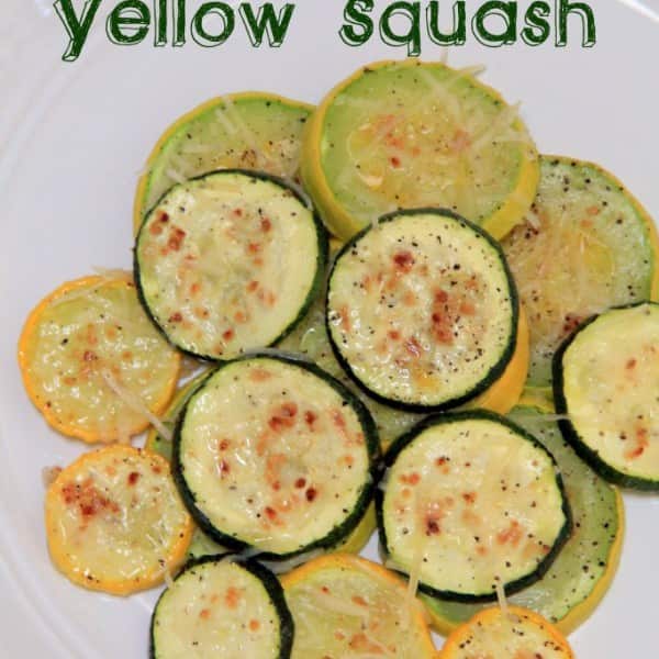 Oven Roasted Zucchini and yellow squash