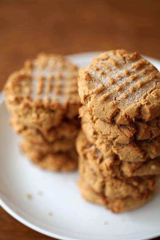 Peanut Butter Cookies with Peanut Flour (GF recipe ...