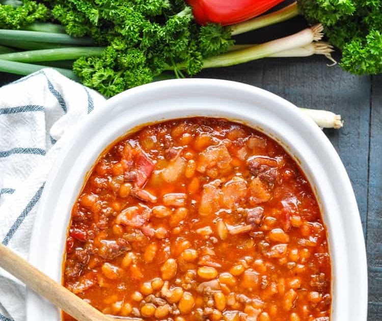 Recipe For Bush Baked Beans With Ground Beef / Old Fashioned Baked ...