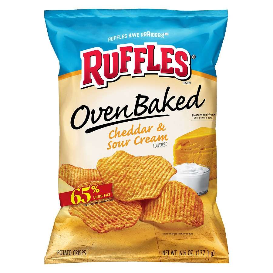 Ruffles Baked Potato Chips Cheddar &  Sour Cream