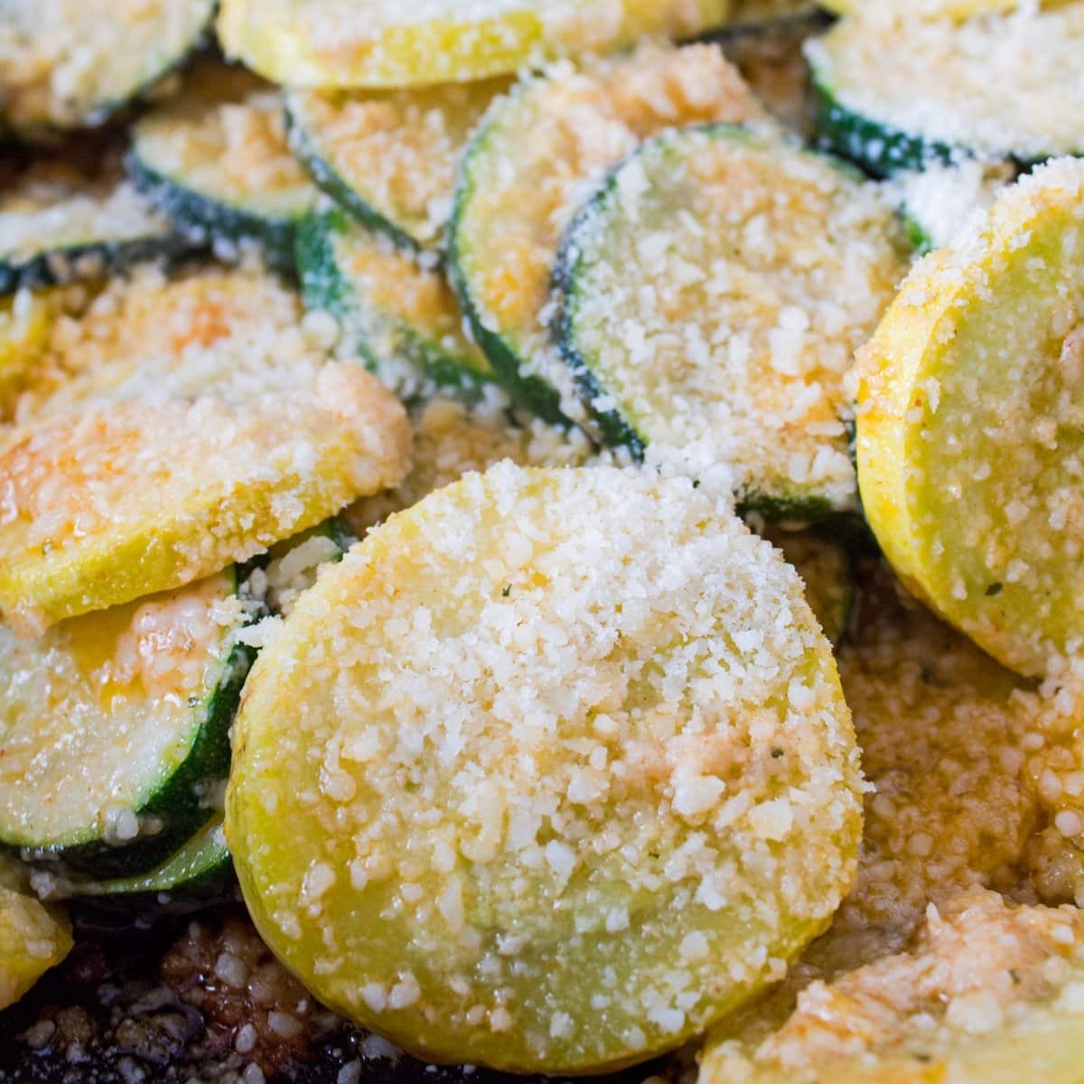 Sauteed Zucchini and Yellow Squash {with Garlic and Parmesan}