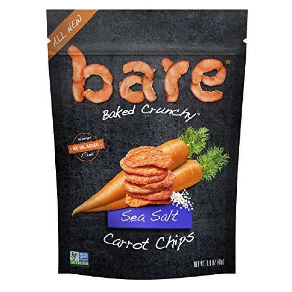 Shop Bare Snacks Baked Crunchy Carrot Chips, Sea Salt, 1.4 ...