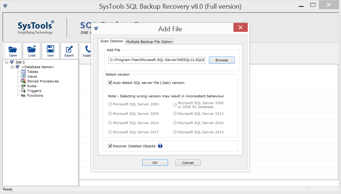 SQL Backup Recovery Tool to Repair Corrupt SQL BAK File ...
