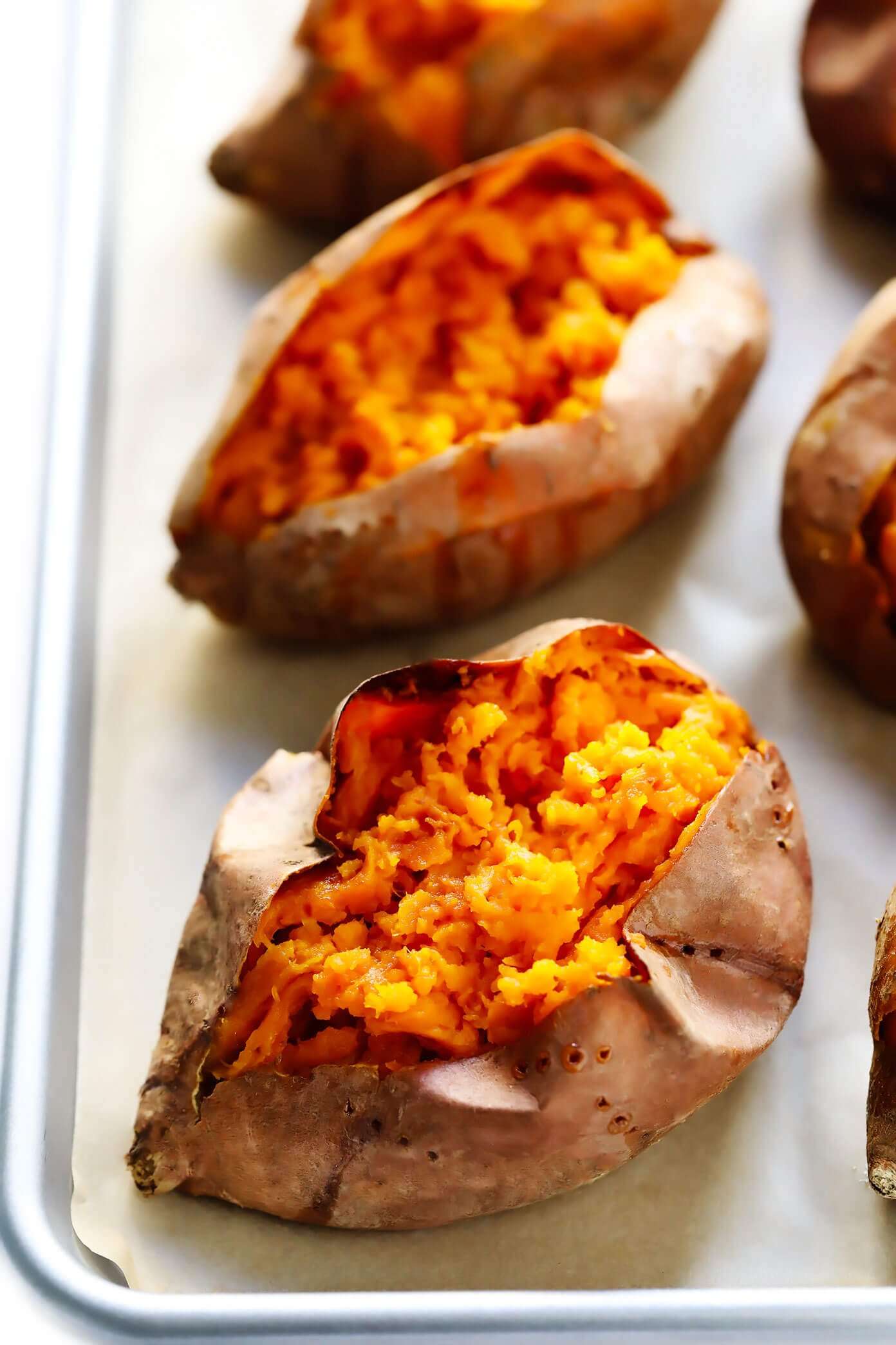The BEST Baked Sweet Potatoes!