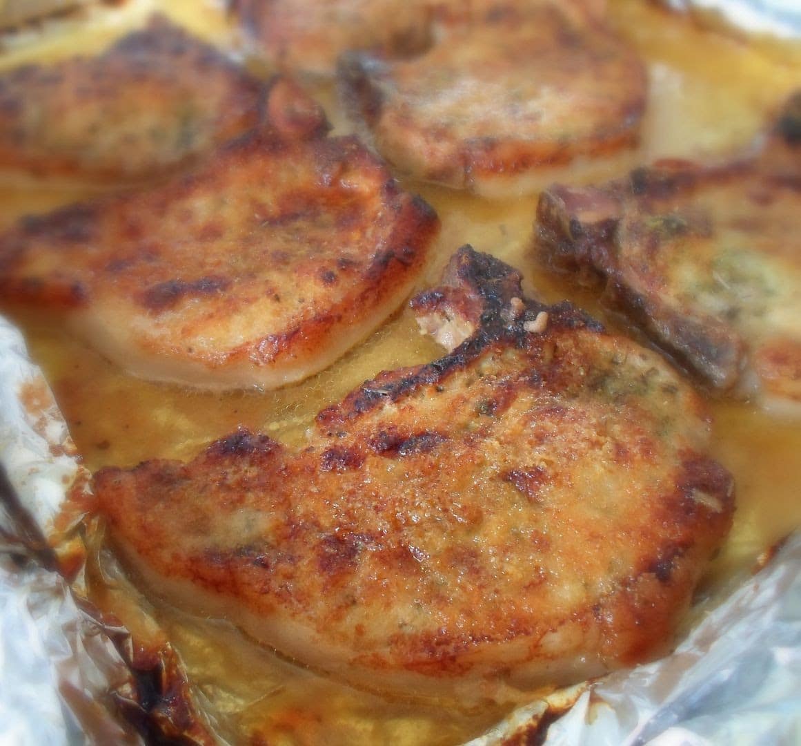 The English Kitchen: Oven Baked Breaded Pork Chops