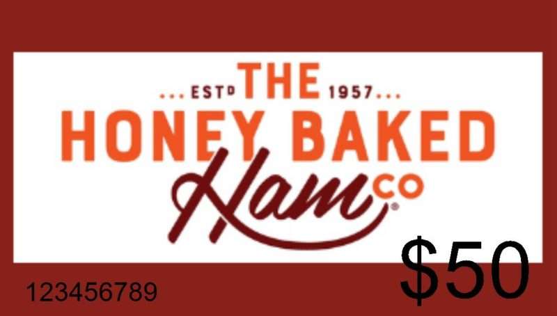 The Honey Baked Ham $50 (Physical Gift Card