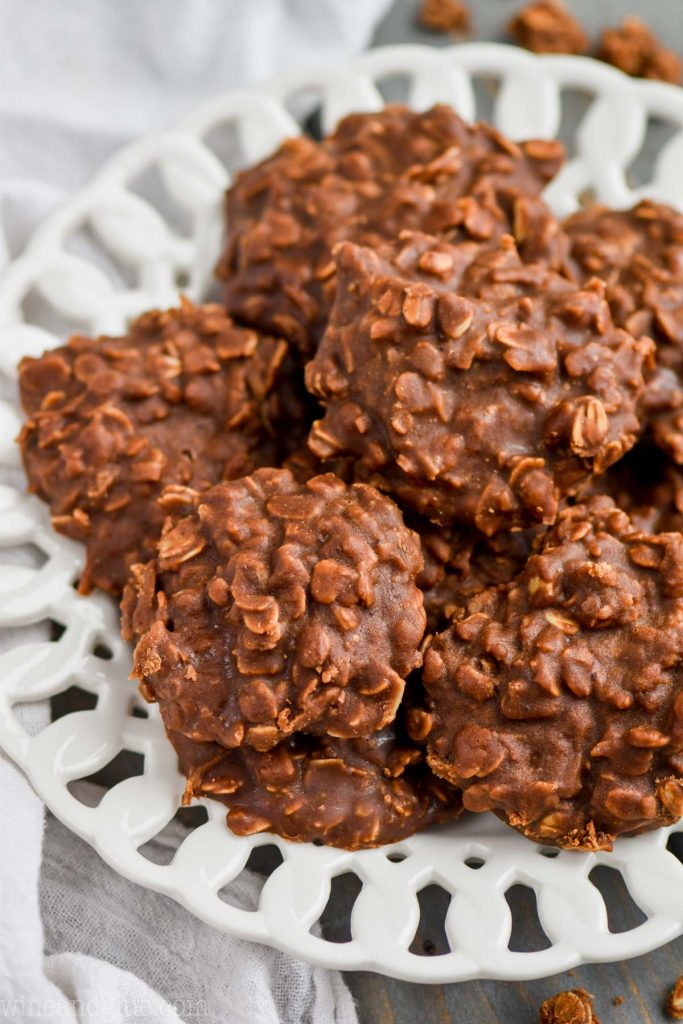 These Chocolate Peanut Butter No Bake Cookies come together with a few ...