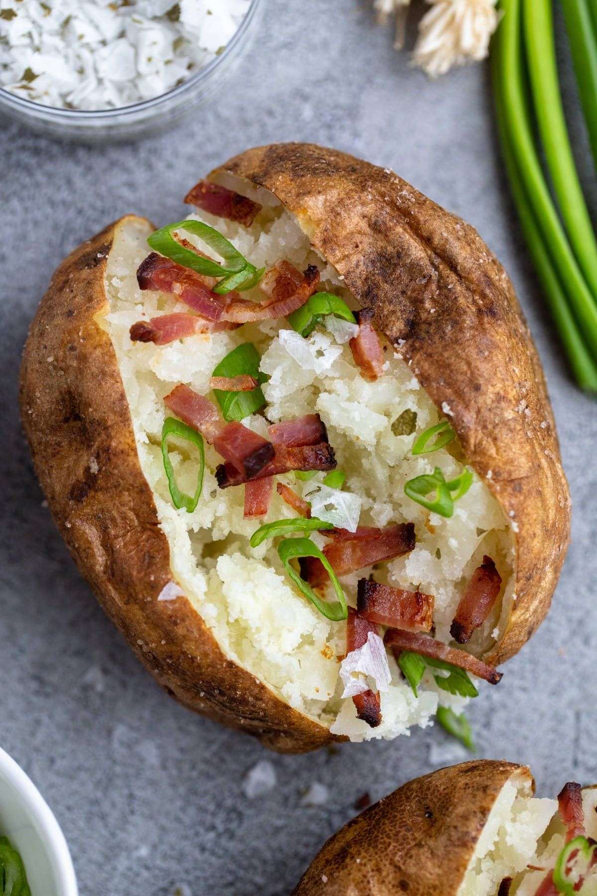 These Easy Air Fryer Baked Potatoes turn out perfect every ...