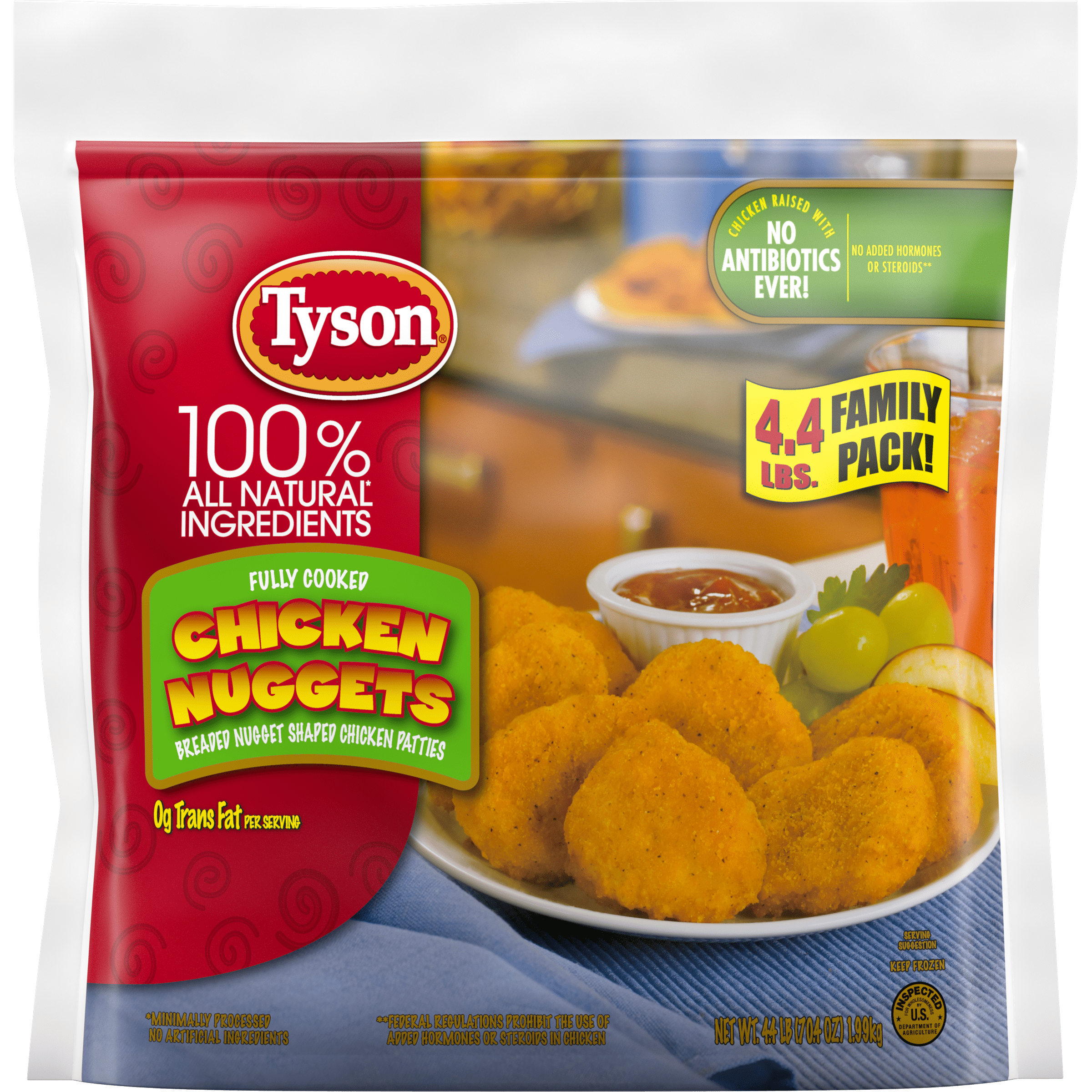 Tyson® Fully Cooked Chicken Nuggets, 4.4 lbs. (Frozen)