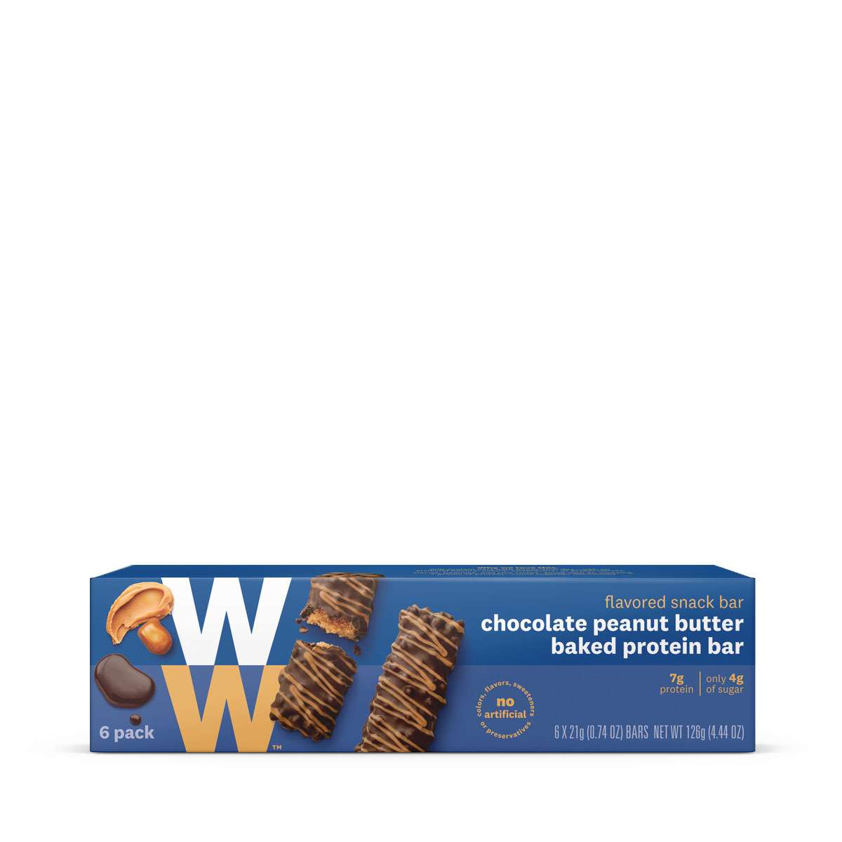 Weight Watchers Chocolate Peanut Butter Baked Protein Mini Bars ...