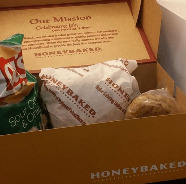Who else gets excited when HoneyBaked Ham boxed lunches are delivered ...
