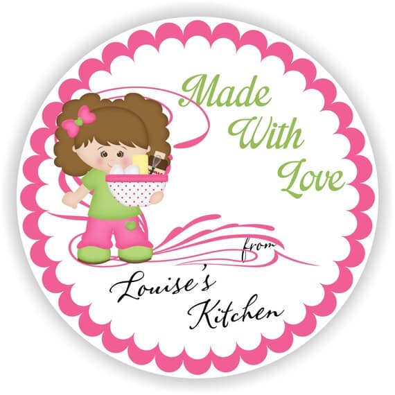 YOU PRINT Personalized Baked Goods Stickers by TAGSRUSCANADA